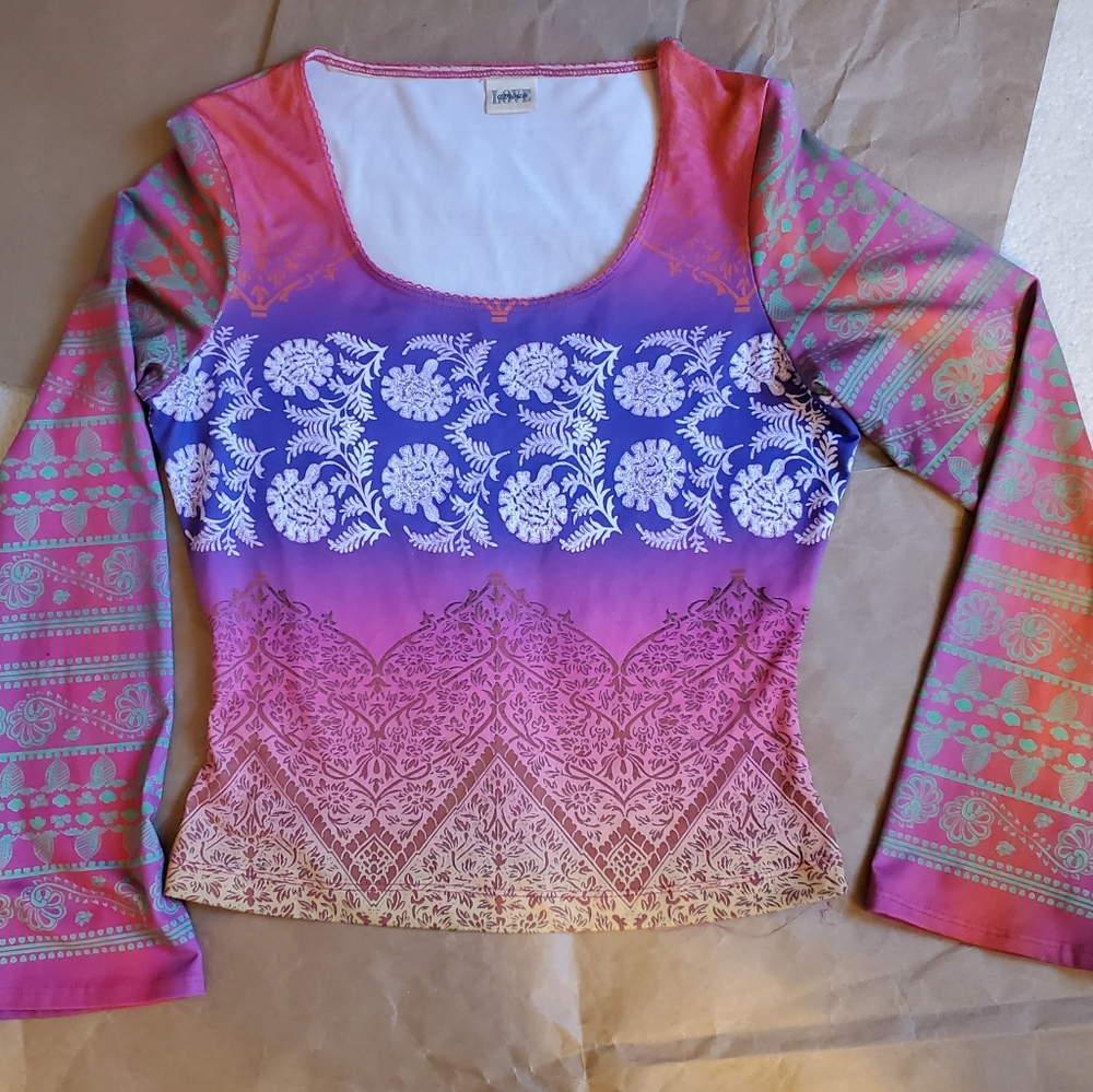 Summer colorful punk Top